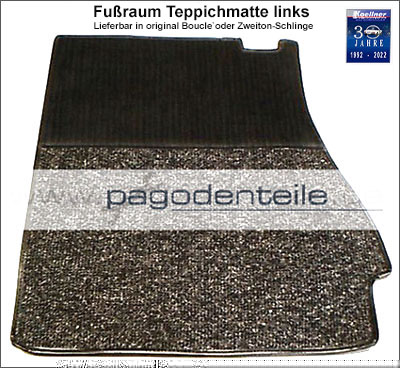 Teppich Fu�raum Boucle Pagode links